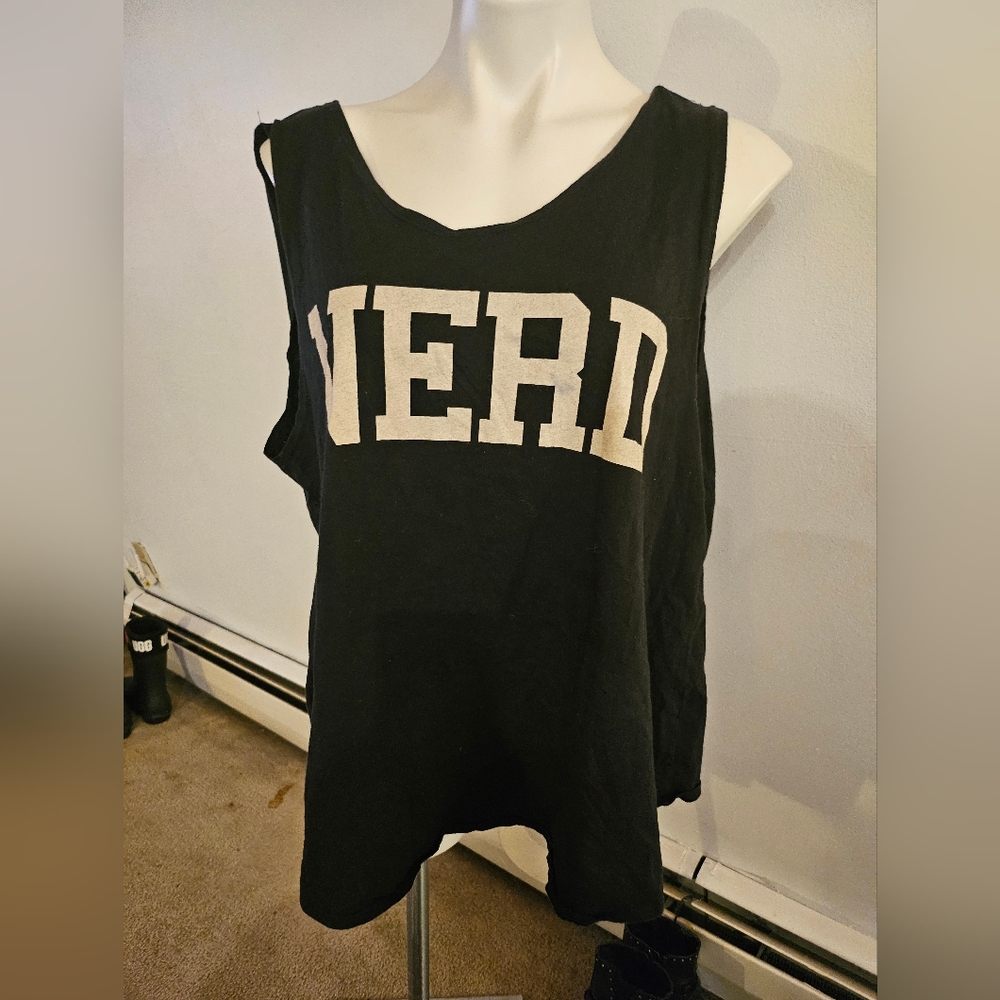 Black Women's Nerd Tank Top